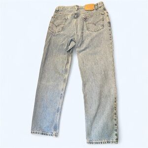 Levi's 550 Jeans Mens 36x32 Light Wash Blue Faded Vintage Y2K Relaxed Fit Grunge